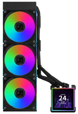Obrázek produktu pro Lian Li HydroShift II LCD-S 360 CL, Sada pro kapalinové chlazení, 12 cm, 200 ot/min, 2100 ot/min, Černá