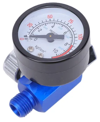 Druckregler 1/4 Zoll mit Manometer 150 PSI für Airbrush