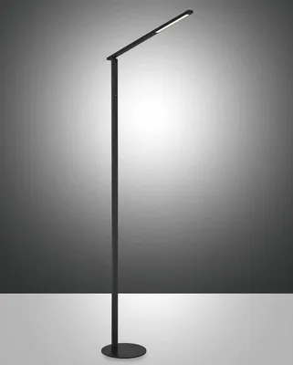 Produktbild von Fabas Luce LED Steh/Leseleuchte Ideal 1750x510mm 10W steuerbare Lichtfarbe Schwarz dimmbar
