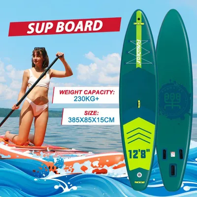 Image de Paddleboard - Planche de paddle - Stand-up paddleboard - Planche de stand-up paddle - Planche gonflable - 385 x 85 x 15 cm