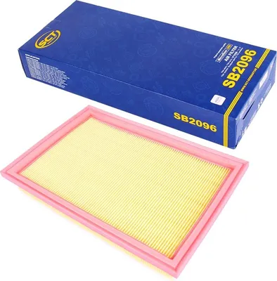 Produktbild von SCT Luftfilter mit den Maßen 378 mm Länge, 156 mm Breite und 56,3 mm Höhe