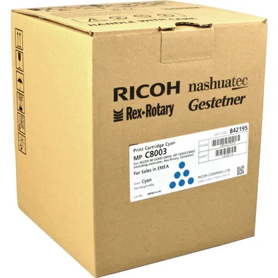 Immagine prodotto di Ricoh MP C8003 - Ciano - Originale - Cartuccia toner