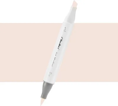 Zdjęcie produktu dla Brush & Chisel dwustronny marker alkoholowy OHUHU, E020 Bawełna Pearl