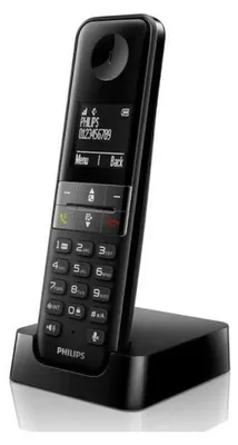 Produktbild von Festnetztelefon Philips D4701B/34 Schwarz