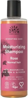 Immagine prodotto di Urtekram Rose Shampoo per capelli normali 250ml - Vegan, Biologico, Idratante, Origine Naturale