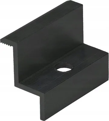 Produktbild von 1000 x  Endklemme 35mm Schwarz für Modulhöhe Photovoltaik Solarmodul PV 19%