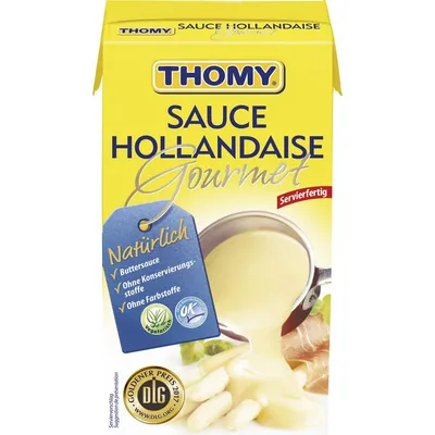 Immagine prodotto di Salsa Hollandaise Thomy Gourmet pronta da servire senza coloranti 1000ml