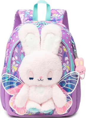 Produktbild von Kindergarten Rucksack Plüsch - Kaninchen - weich und kuschelig - idealer Mini Rucksack für Kleinkinder - ShopFlot