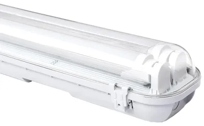 Zdjęcie produktu dla Eikuavons, lampa LED do pomieszczeń wilgotnych, 2-punktowa, IP65, 24W, 150 cm, T8, G13, światło białe (6500K), do piwnic, garaży i warsztatów