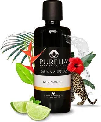 Produktbild von PURELIA Saunaaufguss Konzentrat Regenwald 100 ml natürlicher Sauna-aufguss
