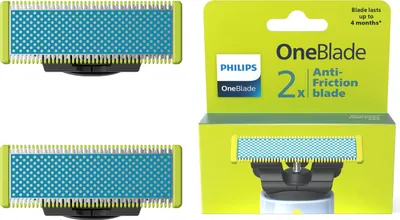 Produktbild von Philips Norelco OneBlade OneBlade QP225/50 Ersatzklinge, Rasierklinge, Blau, Grün, Philips, OneBlade (QP25xx) OneBlade (QP26xx) OneBlade Pro (QP65xx) OneBlade Pro (QP66xx)