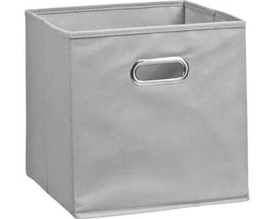 Produktbild von Zeller Aufbewahrungsbox, grau, Vlies 28x28x28