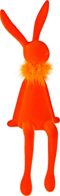 Produktbild von Werner Voß GmbH Vase mit Federboa orange 17x18x56 cm