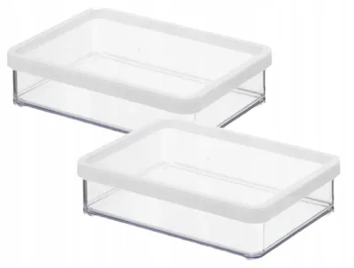 Produktbild von Rotho Loft Vorratsdosen Set 1L für lose Produkte weiß