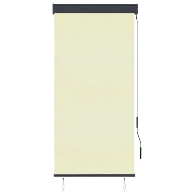 Zdjęcie produktu dla vidaXL Roleta zewnętrzna 80 x 250 cm kremowo-biała