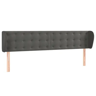 Produktbild von VidaXL 3117645, Dunkles Grau, Polyester, Holz, 2030 mm, 78 cm, 88 cm, 230 mm