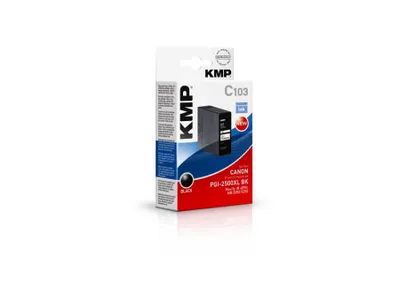 Immagine prodotto di KMP C103 - Inchiostro a base di pigmento - Nero - Canon - Canon Maxify MB 5050 Canon Maxify MB 5300 Canon Maxify MB 5350 Canon Maxify iB 4000 Canon Maxify... - 2500 pagine - Scatola