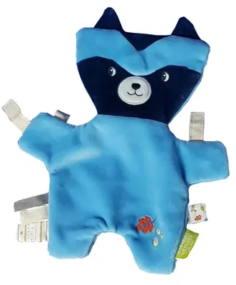 Produktbild von Weiches und griffiges Schmusetuch Waschbär für Babys und Kleinkinder, 30 x 23 cm