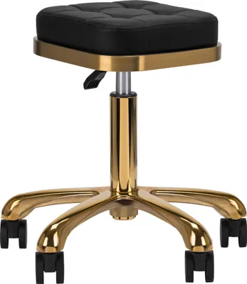 Produktbild von Kosmetikhocker M-1645 Gold Schwarz