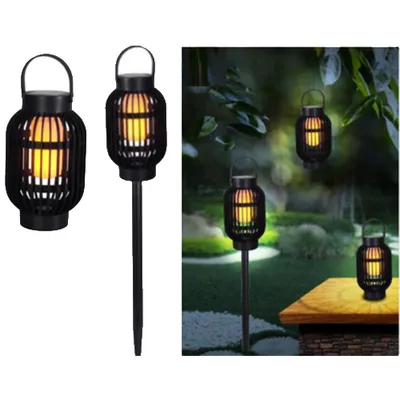 Obrázok produktu pre Kynast Garden 2 v 1 LED solárne veterné svetlo stolová lampa 13 x 72 cm