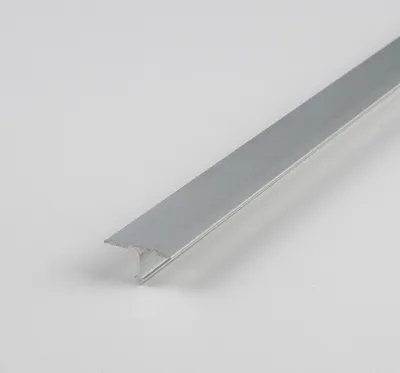 Produktbild von PROVISTON Bauprofil | 7 x 25 x 2500 mm | T-Profil Montageprofil Metallprofil Bodenprofil Aluminium eloxiert Silber