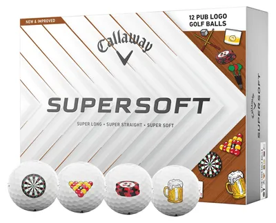 Produktbild von Callaway Supersoft Golfball (1 Dutzend) 12 Stück Pub