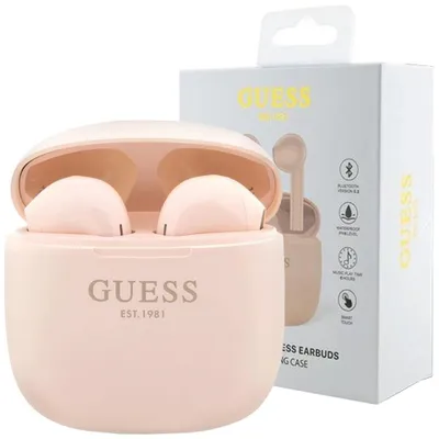 Produktbild von Guess, TWS Bluetooth 5.3 kabellose Ohrhörer mit Schnellladecase, Rosa