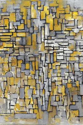 Zdjęcie produktu dla Piet Mondrian art print picture - Tableau No 2, Composition No VII, 1913 (180 x 120 cm)
