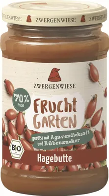 Produktbild von Zwergenwiese FruchtGarten Hagebutte Marmelade 225g -