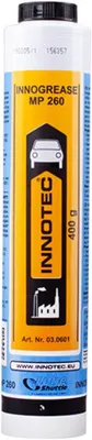 Immagine prodotto di INNOTEC INNOGREASE MP 260 Cartuccia di grasso 400 g – Grasso multiuso per carichi di pressione elevati, ottima adesività, resistente all'acqua, anticorrosivo