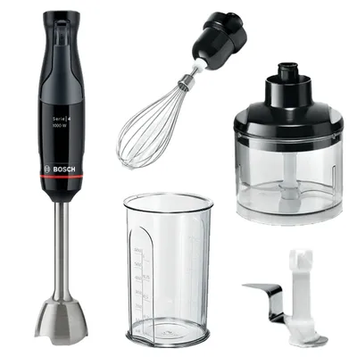 Obrázok produktu pre Bosch Series 6 MSM6M622, Mixér na varenie, 0,6 l, 1,4 m, 1000 W, čierny, nerezová oceľ