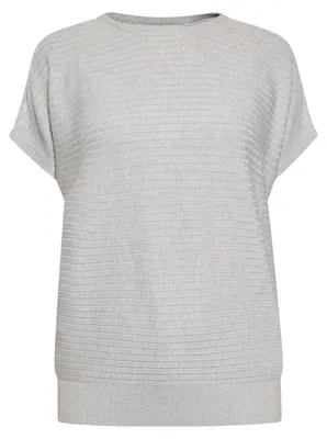 Produktbild von HALEE damen t-shirt - grau melange, XL