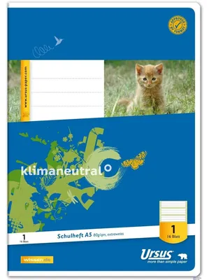 Produktbild von Schulheft A5 Lineatur 1 1.Schuljahr 16 Blatt
