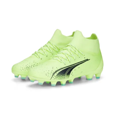 Produktbild von PUMA Ultra Pro FG/AG Fußballschuhe Kinder fizzy light/parisian night/blue glimmer 35