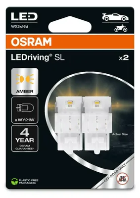 Obrázok produktu pre Ledriving Sl Wy21W Žltá Led Žiarovka (Bez Ece) 2Ks. Bilster (Eko)