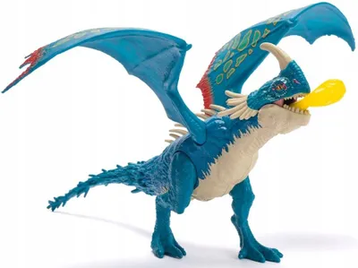 Produktbild von DreamWorks Dragons Drachenzähmen leicht gemacht - Battle Drache Actionfigur mit Spezialfunktion, Zufallsauswahl, 4 Jahr(e), Blau, Rot