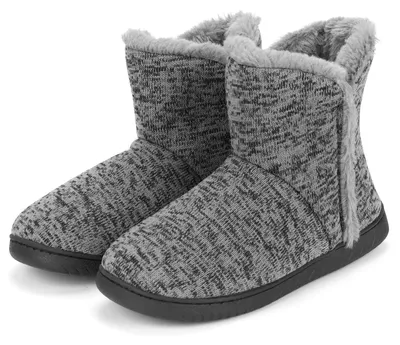 Produktbild von Omgoods – Warme Winterhausschuhe für Damen, aus Plüsch und mit rutschfester Sohle