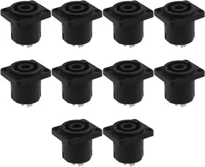 Image de Prise Speakon femelle à 4 broches pour amplificateurs audio, de haute qualité et durable