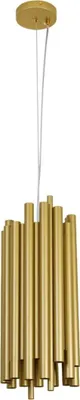 Produktbild von Nova Luce FELIX Pendelleuchte G9 6-fach Gold 120x32cm dimmbar 9287916