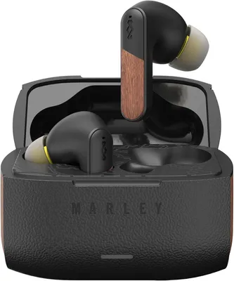 Produktbild von Trenchtown ANC In-Ear Bluetooth Kopfhörer, kabellos, Noise Cancelling, Mikrofon, IPX5, 24h Akku, Touch-Steuerung, nachhaltige Materialien, Schwarz