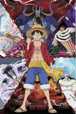 Immagine prodotto di One Piece - Luffy contro il Mondo - Poster, 61x91,5 cm