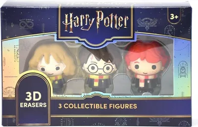 Immagine prodotto di Harry Potter Ron Hermione Gomma 3D 3pak