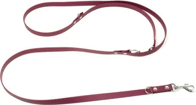 Produktbild von Mystique® Biothane verstellbare Leine 13mm weinrot 300cm