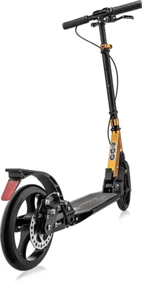 Produktbild von Xride® City Roller Scooter für Kinder und Erwachsene, Cityroller, Kick Scooter - ABEC 9 Kugellagern, Scheibenbremse, Stoßdämpfer - Klappbar Roller