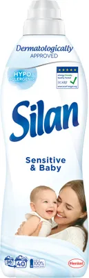 Zdjęcie produktu dla Silan płyn do płukania tkanin Sensitive & Baby 880 ml