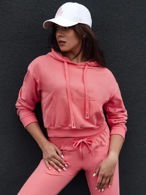 Imagen del producto de Dstreet, sudadera con capucha para mujer, modelo Trendhood, color rosa, talla L