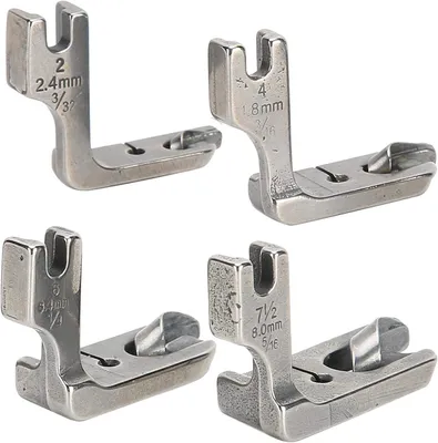 Produktbild von Nähmaschinenzubehör Langlebiger Nähmaschinen-Nähfuß aus Edelstahl, Nähmaschinen-Zubehör-Nähfuß, für klappbare Industrienähmaschine