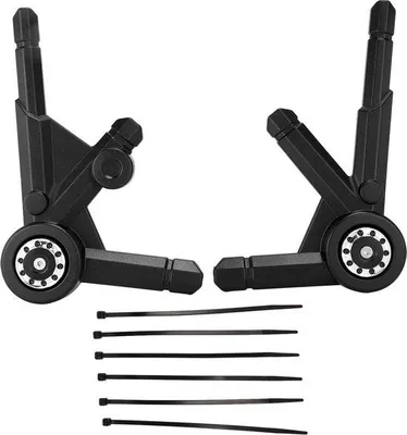 Image de Caches de protection pour les cadres latéraux de moto - 2 pièces - R1250GS LC, R1250GS ADV LC - Noir