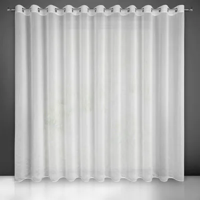 Zdjęcie produktu dla Zasłona LUNA biała 300x250 cm z oczkami