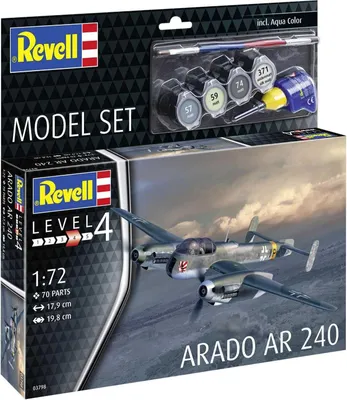 Produktbild von ModelSet Aircraft 63798 - Arado AR-240 (1:72)